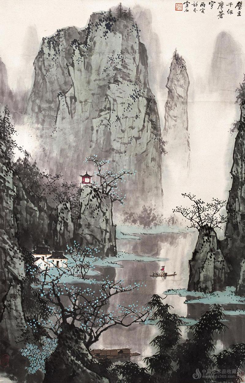 白雪石山水画作品欣赏